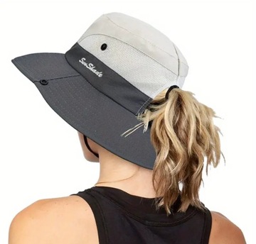 ЛЕТНЯЯ ЖЕНСКАЯ ШЛЯПА С МЕСТАМИ ДЛЯ КЕПКИ PONY PONY