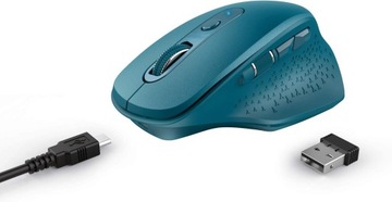 Ergonomiczna Mysz Ładowany Akumulator Bezprzewodowa