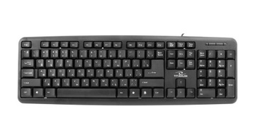 TKR101 Klawiatura przewodowa standardowa USB Russian Titanum