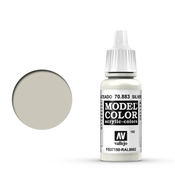 Vallejo Farba Model Color 152 - Silver Grey 70883