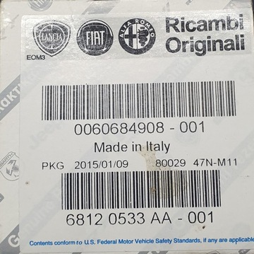 SPOJOVNÍK UROVNÁVÁNÍ XENONU NOVÝ ALFA ROMEO 166 60684908 ORIGINÁLNÍ OE
