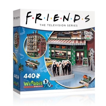 Wrebbit PRZYJACIELE PUZZLE 3D 440el Nowość 2021