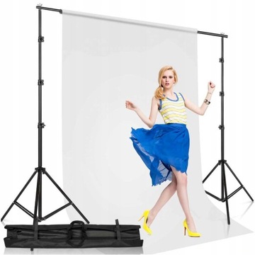 НАБОР ФОНОВ ФОТОГРАФИЧЕСКИЙ ФОНОВ ТРИОД 288 см КРЕСТОВЫЙ ФОН 300 см СУМКА