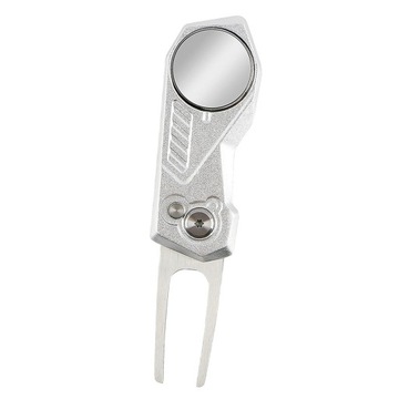 Сменный инструмент для ремонта Golf Divot, складной, легкий, прочный, серебристый