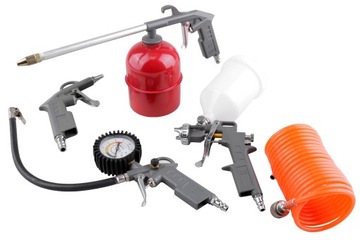 ПНЕВМАТИЧЕСКИЙ ИНСТРУМЕНТ аксессуары для КОМПРЕССОРА из 5 элементов