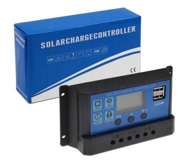 РЕГУЛЯТОР ЗАРЯДКИ СОЛНЕЧНЫЙ КОНТРОЛЛЕР 10А 12/24В