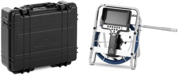 Камера для эндоскопической диагностики, 12 светодиодов, ЖК-дисплей, 7 дюймов, SD, 30 м