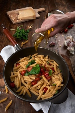 ИТАЛЬЯНСКАЯ ТИТАНОВАЯ СКОВОРОДА 28СМ. ГЛАВНЫЙ ИНД. + КРЫШКА