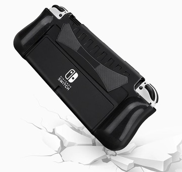 Усиленный корпус для NS Nintendo Switch OLED 7.0 Carbon Black