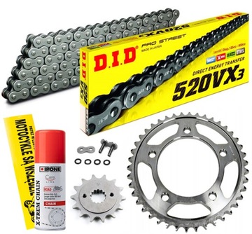 ZESTAW NAPĘD-OWY DID X-RING DUCATI SCRAMBLER 800 DESERT SLED 2018-2022