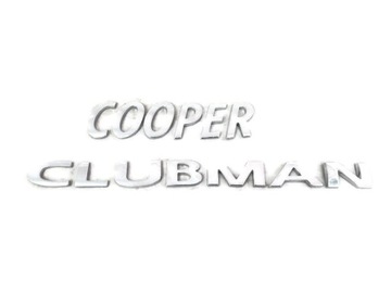 EMBLEMAT ZNACZEK NAPIS MINI COOPER CLUBMAN ORYG
