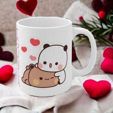 Кружка + имя BUBU LOVES DUDU инстаграм подарок
