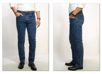 Lee Brooklyn Stone Regular spodnie jeansy W38 L32
