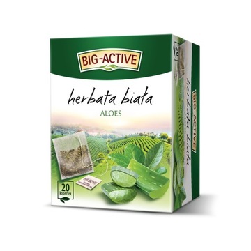 Herbata biała Big Active 20tb z aloesem
