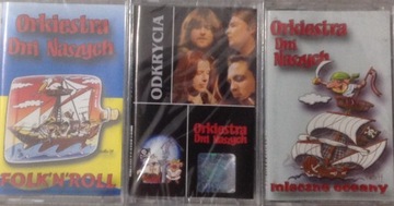 ORKIESTRA DNI NASZYCH * 3 KASETY AUDIO * FOLIA