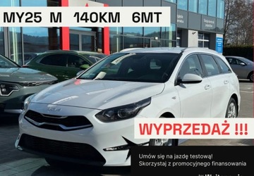 Kia Ceed III Kombi Facelifting 1.5 T-GDI 140KM 2025 Kia Ceed MY25 wersja M dostepny od reki od KIA WOJTANOWICZ Gdynia 1.5