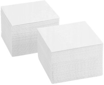 Белые гастрономические салфетки 33x33 складки 250sz