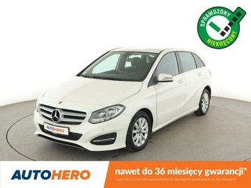 Mercedes Klasa B W246 Sports Tourer Facelifting 1.6 180 BlueEFFICIENCY Edition 122KM 2017 Mercedes B 180 navi klima grzane fotele czujniki