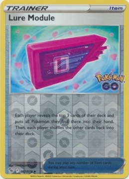Pokemon Go 067/078 Lure Module Uncommon Reverse Holo