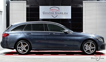 Mercedes Klasa C W205 Kombi 180 156KM 2014 Mercedes-Benz Klasa C 180 AMG FullLED Navi Skora El.Fot. Dynamic Black As, zdjęcie 16