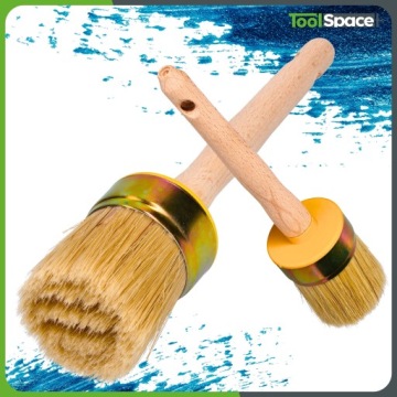 КРУГЛАЯ ЩЕТКА ЗОЛОТО 50 ММ КОЛЬЦО НАТУРАЛЬНАЯ ЩЕТИНА ПОЛИРОВКА ПРОДУКТ