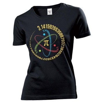 Koszulka damska Liczba Pi 3,14 Nauka XL