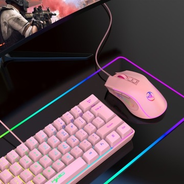 MYSZKA GAMINGOWA MYSZ DLA GRACZY RGB LED 3600 DPI