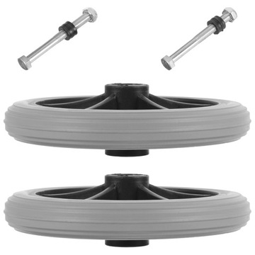 Wheelchair Wheels Walker Rear Caster 2 Pcs