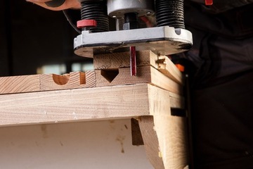 Фреза прямая с нижним подшипником, длинная, хвостовик 8 мм.