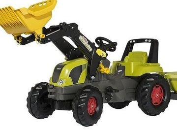 ПЕДАЛИ ТРАКТОРА ROLLY TOYS ЗЕЛЕНЫЙ ТРАКТОР CLAAS XERION 5000 ТРАКТОР