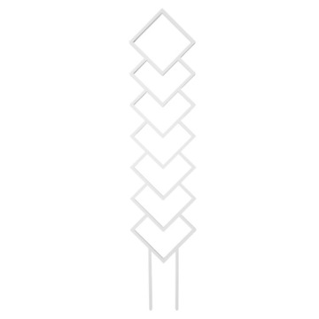 PODPÓRKA DO KWIATÓW DRABINKA PERGOLA BIAŁA 38 cm