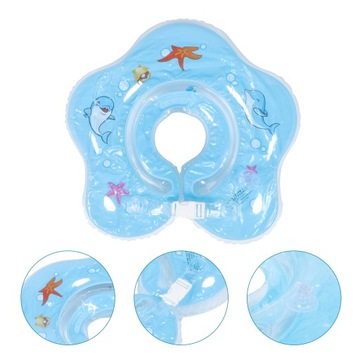 Koło do pływania w wannie dla niemowląt na szyję