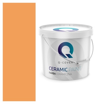 FARBA CERAMICZNA POMARAŃCZOWY KOLOR POMARAŃCZ GŁĘBOKI MAT 5L