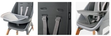 Espiro Sense krzesłko do karmienia 4w1 ONYX BLACK