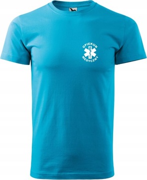 Męska koszulka medyczna Opiekun Medyczny r. 4XL