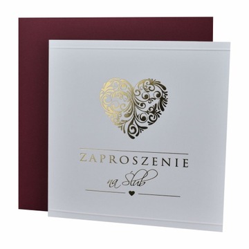 Zaproszenia Ślubne na Ślub z PERSONALIZACJĄ
