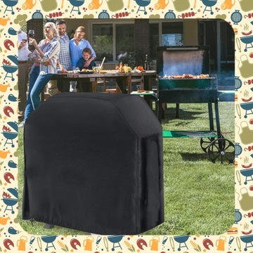 БОЛЬШАЯ КРЫШКА XXL ВОДОНЕПРОНИЦАЕМАЯ КРЫШКА ДЛЯ ГРИЛЯ 145 x 61 x 117 см + ЧЕХОЛ