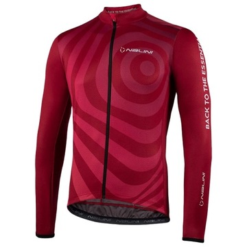 BLUZA - NALINI LS Coffee Jersey rozm.XL bordowa LIKWIDACJA