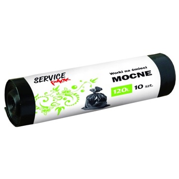 Worki na śmieci uniwersalne Stella Pack 120l 10szt