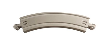 Tor zakręt długi 15cm - kolejka drewniana + łączniki BRIO IKEA itp
