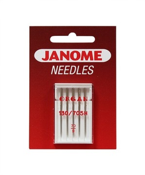 Igły Janome do tkanin - 5 szt. grubość 70