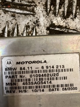 BMW 5 E39 2001 LOKETNÍ OPĚRKA TUNELU STŘEDNÍHO MOBIL