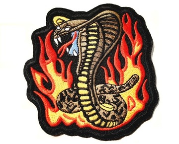 SUPER NASZYWKA COBRA KAI - WĄŻ, TERMO HAFTOWANA