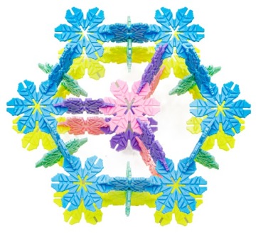 Конструкторы Снежинки на липучке 2500 шт.