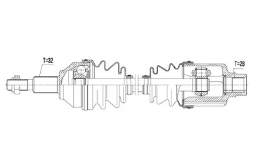 NPW-CH-036 ПРИВОДНОЙ ВАЛ NTY NTY