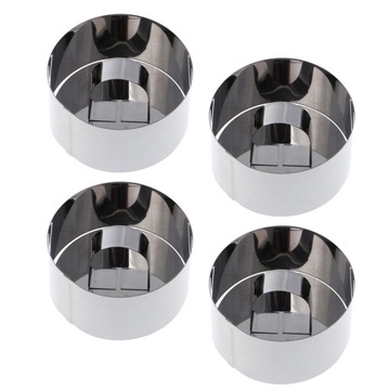 Metalowe pierścienie do pieczenia Płyta Push Plate Mus ze stali nierdzewnej