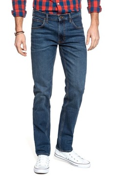 Męskie spodnie jeansowe proste Lee DAREN ZIP FLY W44 L34