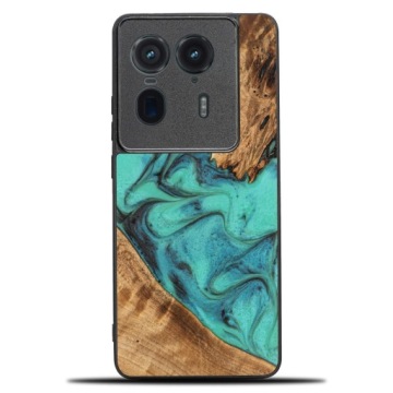 Pouzdro Bewood Unikátní pro Motorola Edge 50 Ultra tyrkysové