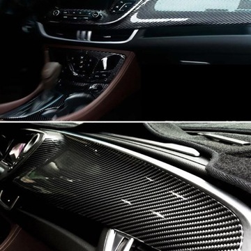 2D УГЛЕРОДНЫЙ ШПОН, ЧЕРНЫЙ ГЛЯНЦЕВЫЙ 152 x 50 см