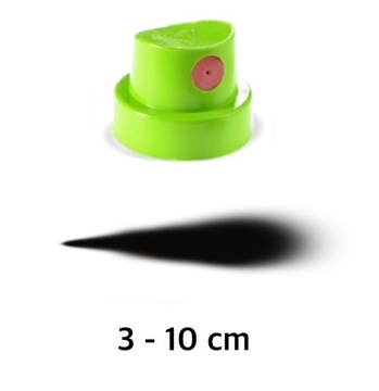 DYSZA ZIELONO JASNO 3-10 cm SPRAY KOŃCÓWKA